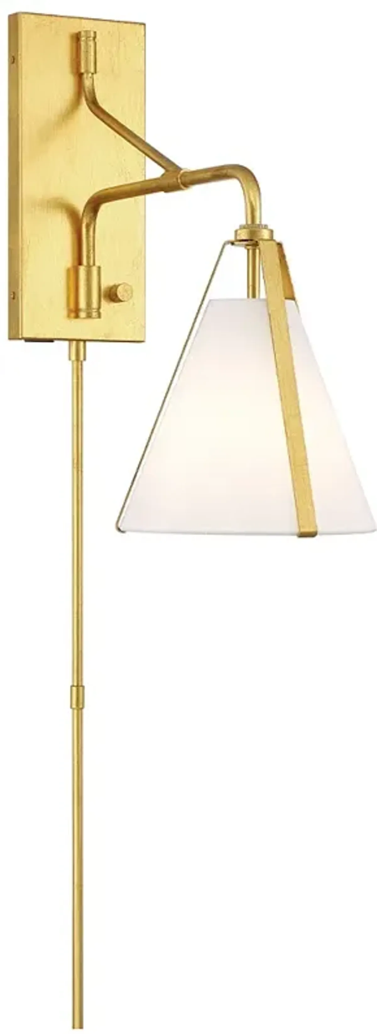 Fulton 1 Light Antique Gold Task Sconce