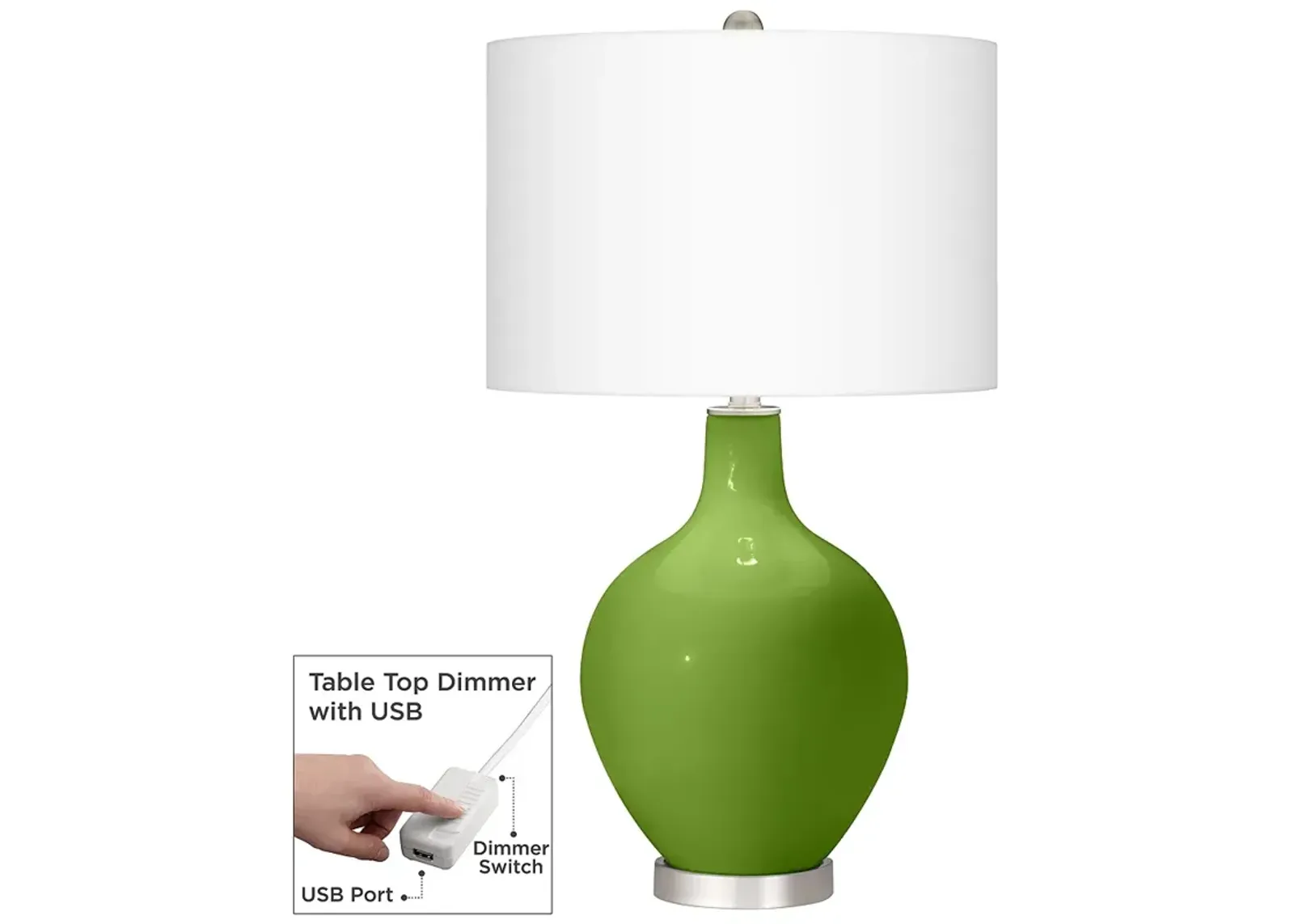 Gecko Ovo Table Lamp With Dimmer