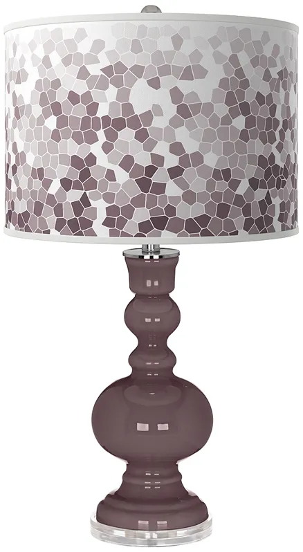 Poetry Plum Mosaic Apothecary Table Lamp