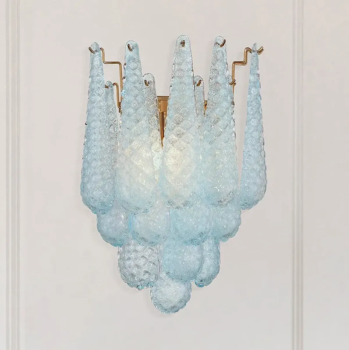 Ollie 2 Light Aged Brass Sconce