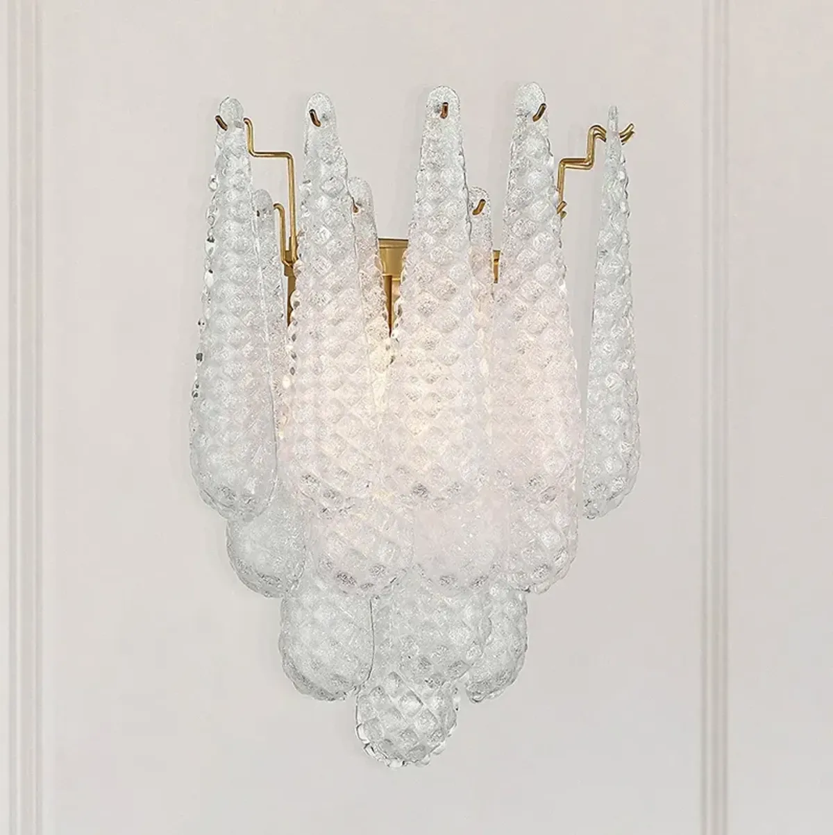 Ollie 2 Light Aged Brass Sconce