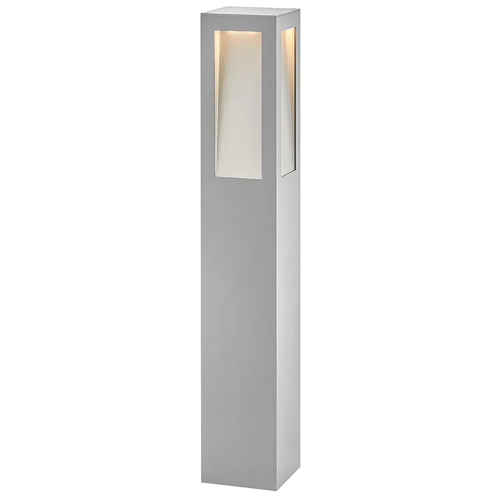 Hinkley Taper 36" High Silver Finish Landscape Bollard Path Light