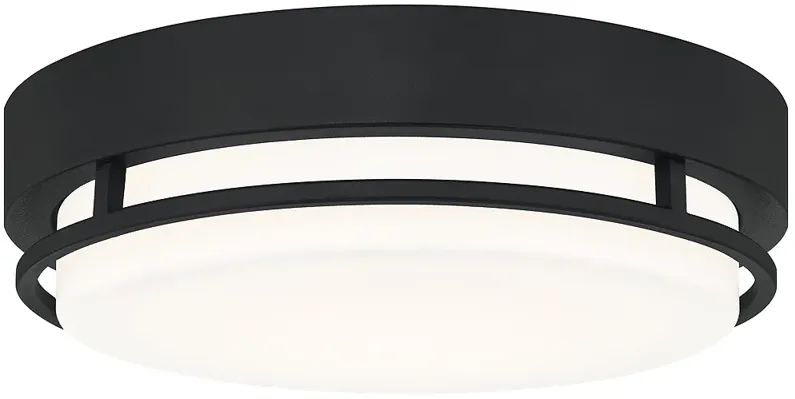 Hale Integrated LED Earth Black Flush Mount