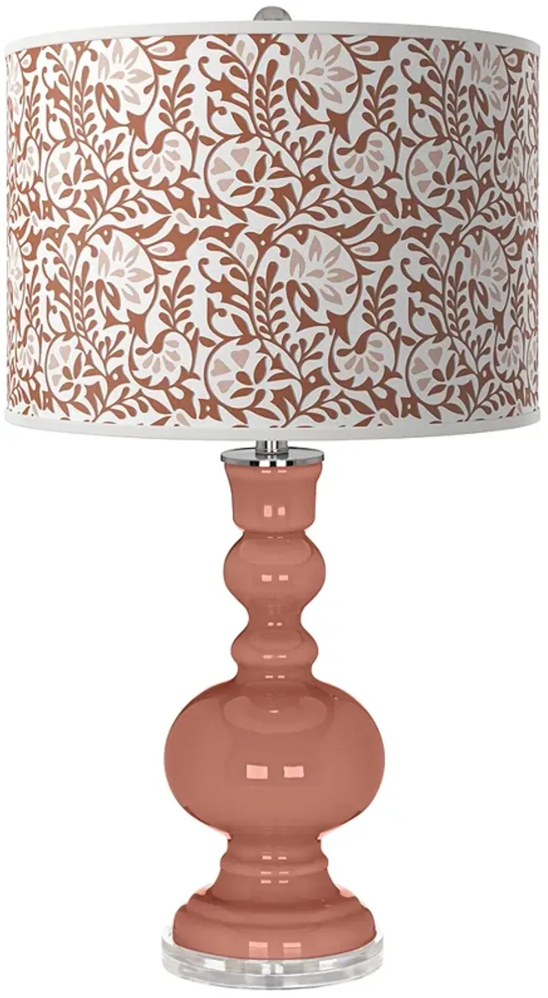 Rojo Dust Gardenia Apothecary Table Lamp