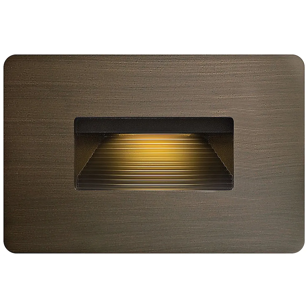 Hinkley Luna 4 1/2"W Matte Bronze LED Landscape Deck Light