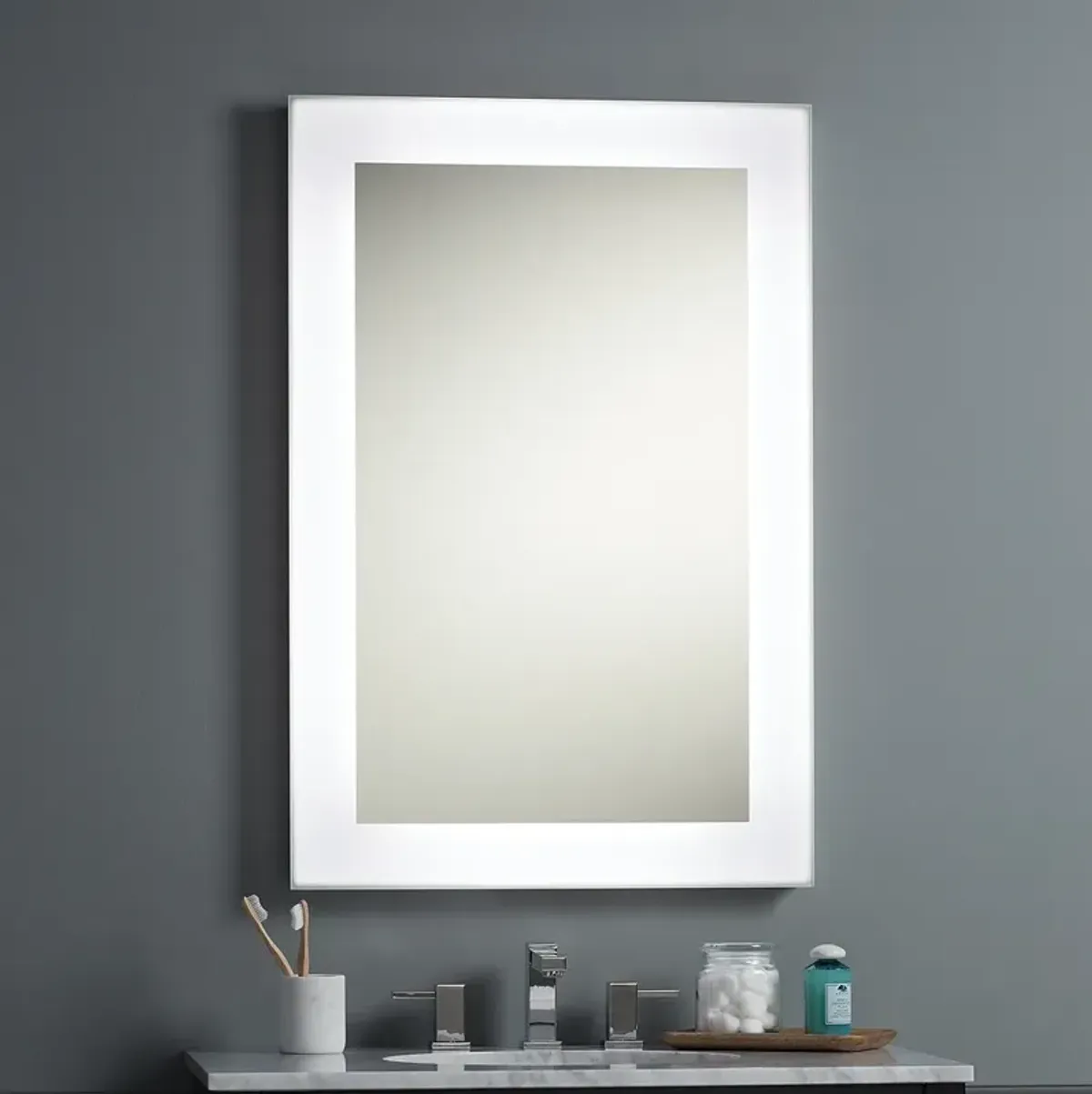Possini Euro 24"x 36" Back-lit LED Lighted Mirror