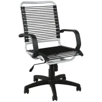 Bradley Black Bungie Aluminum Office Chair
