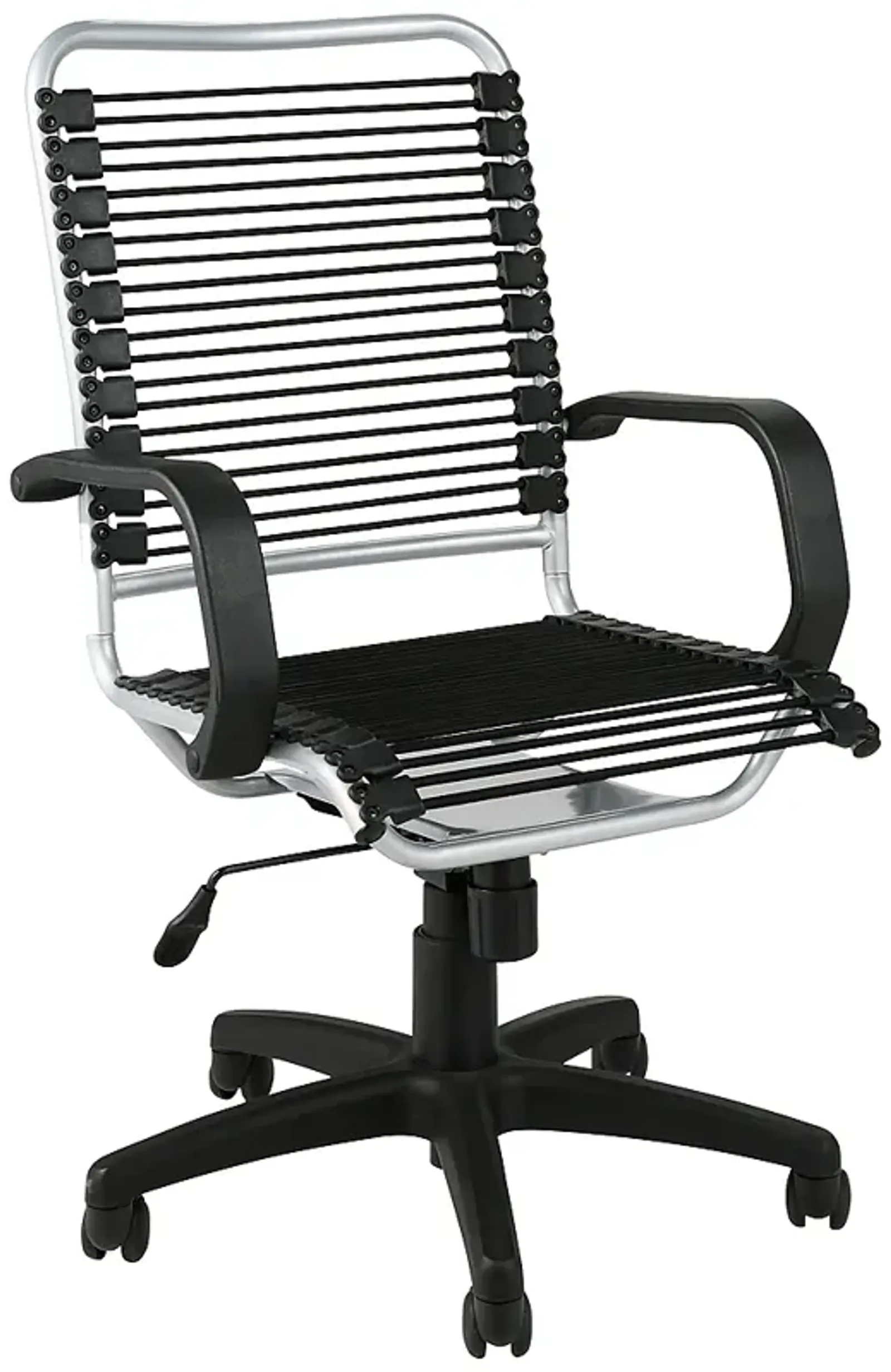 Bradley Black Bungie Aluminum Office Chair