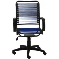 Bradley Blue Bungie Black Graphite Office Chair