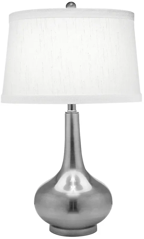 Stiffel 27" Antique Nickel Genie Bottle Modern Table Lamp