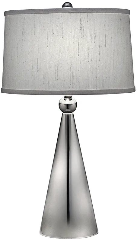 Stiffel Lighting 27" Polished Nickel Modern Table Lamp