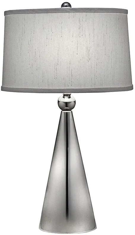 Stiffel Lighting 27" Polished Nickel Modern Table Lamp