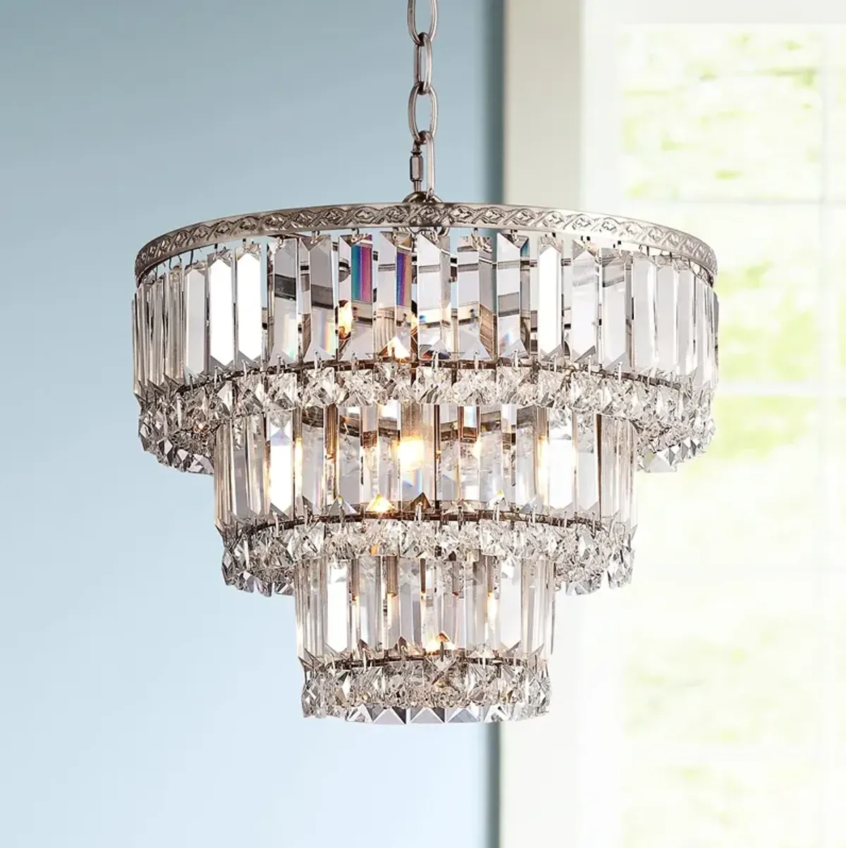 Vienna Full Spectrum Magnificence 14 1/4" Tiered Crystal Chandelier