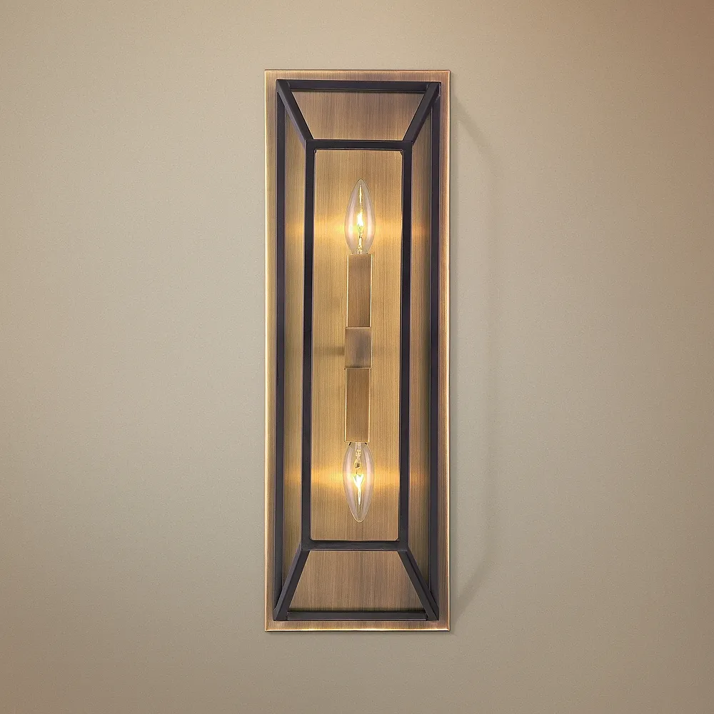 Hinkley Fulton 22 1/2" High Bronze 2-Light Wall Sconce