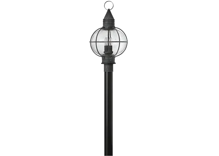 Hinkley Cape Cod 23 3/4" High Aged Zinc Outdoor Post Light