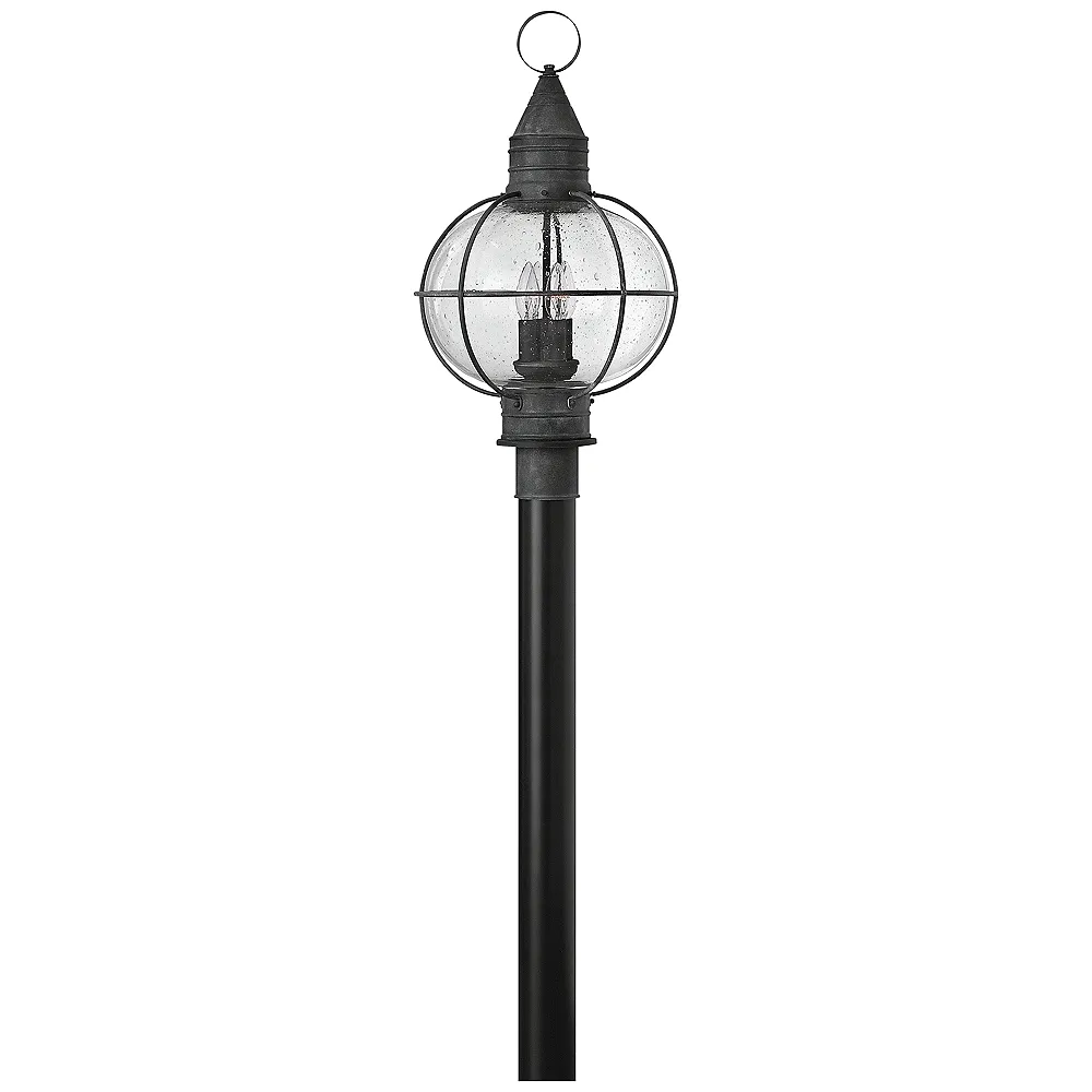 Hinkley Cape Cod 23 3/4" High Aged Zinc Outdoor Post Light