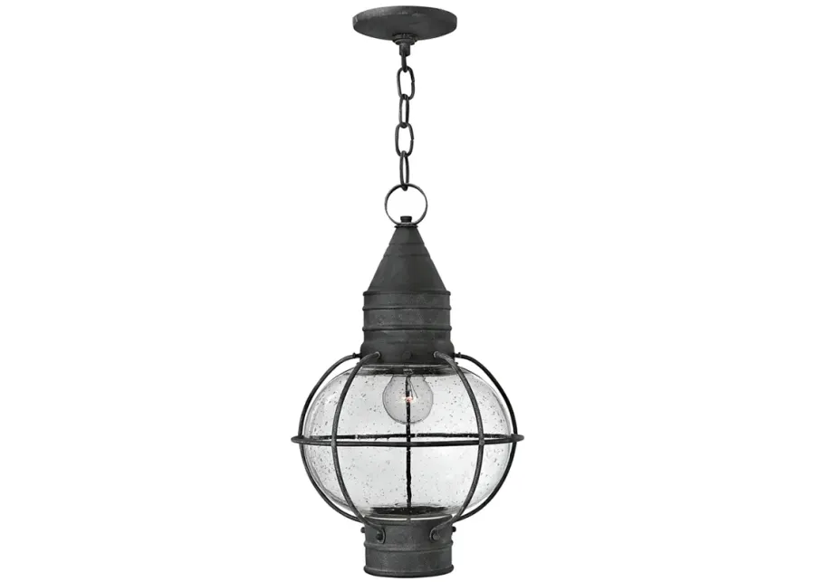 Hinkley Cape Cod 11" Wide Aged Zinc Outdoor Hanging Light