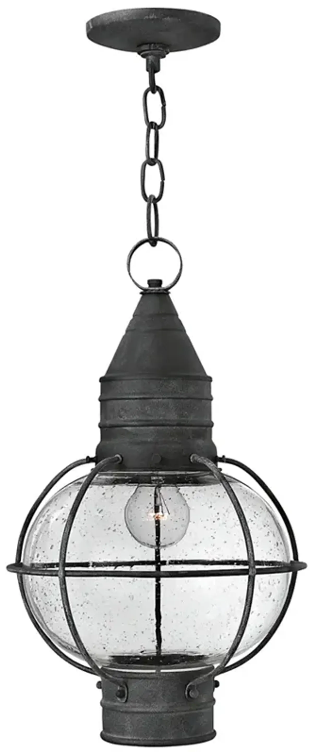 Hinkley Cape Cod 11" Wide Aged Zinc Outdoor Hanging Light