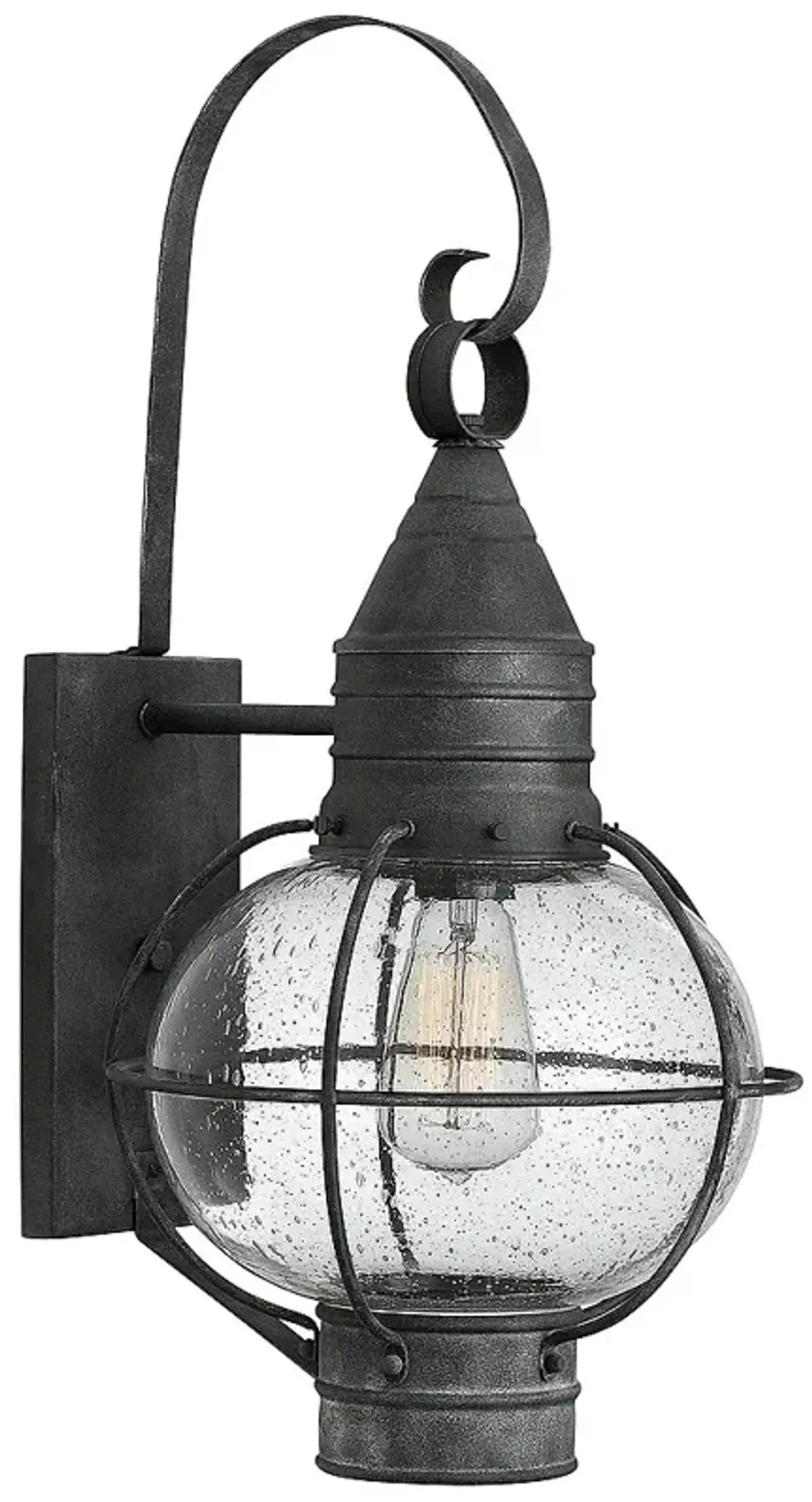 Hinkley Cape Cod 23 1/4" High Aged Zinc Outdoor Wall Light