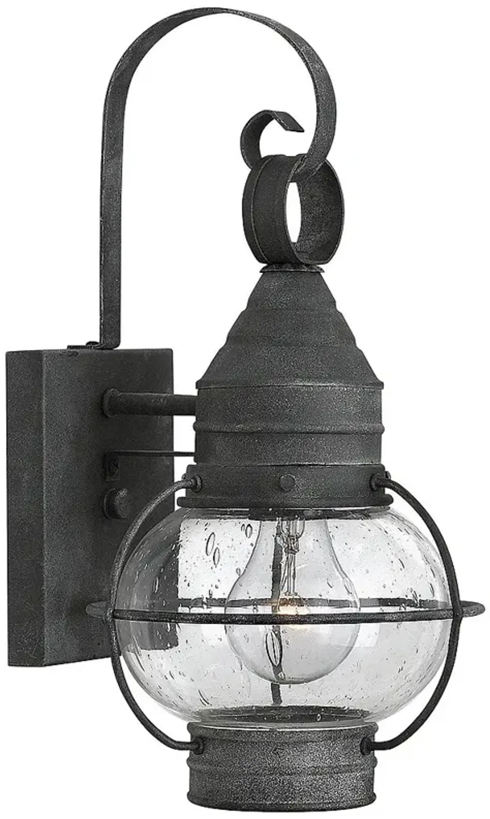 Hinkley Cape Cod 14" High Aged Zinc Outdoor Wall Light