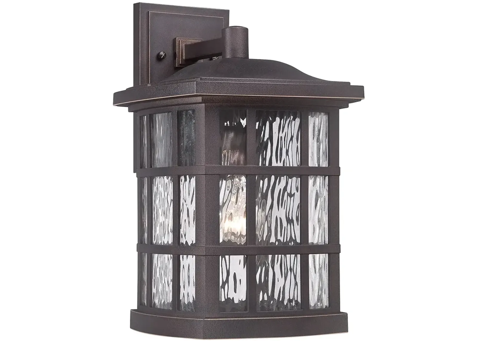 Quoizel Stonington 15 1/2" High Bronze Outdoor Wall Light