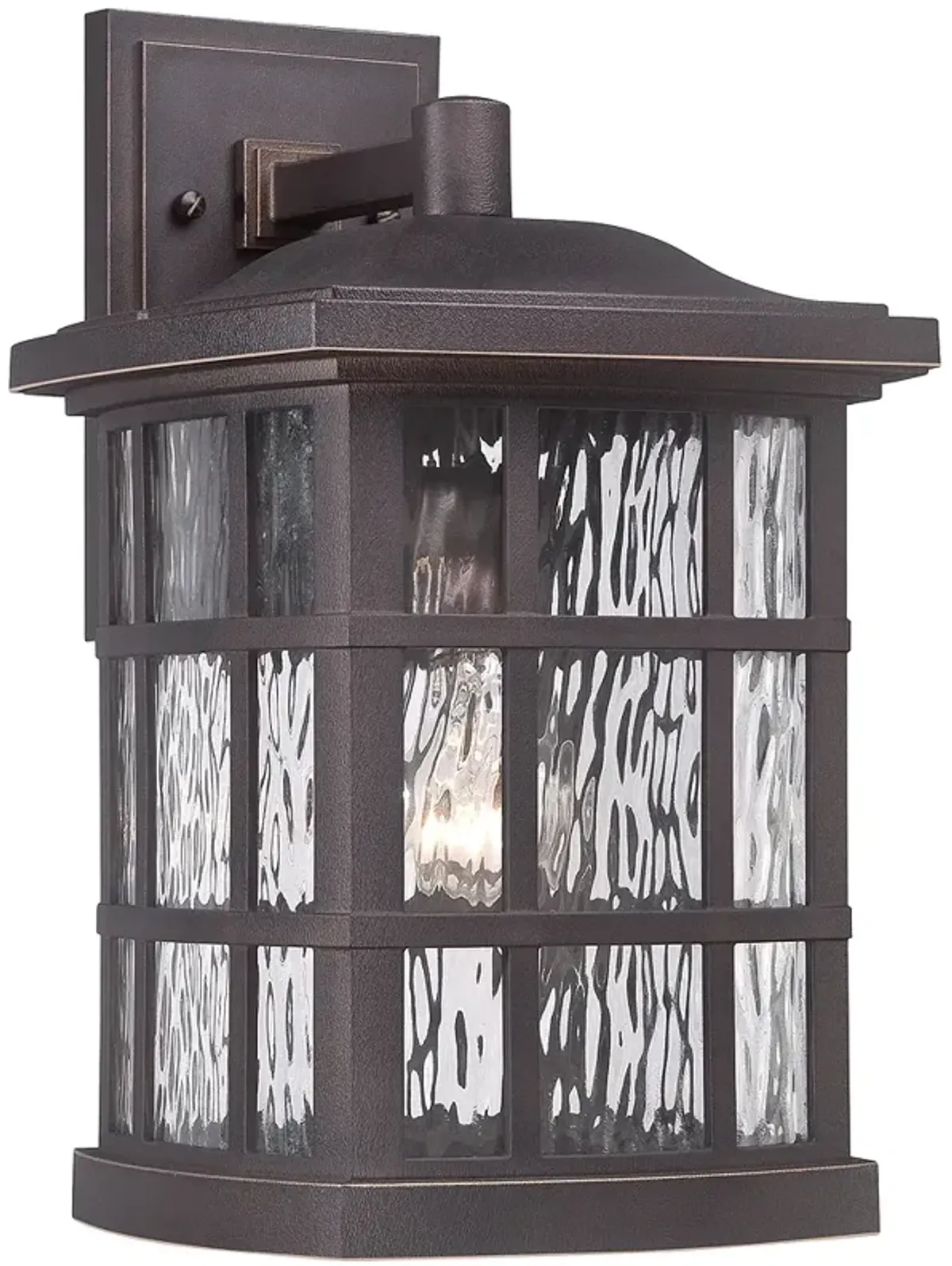 Quoizel Stonington 15 1/2" High Bronze Outdoor Wall Light