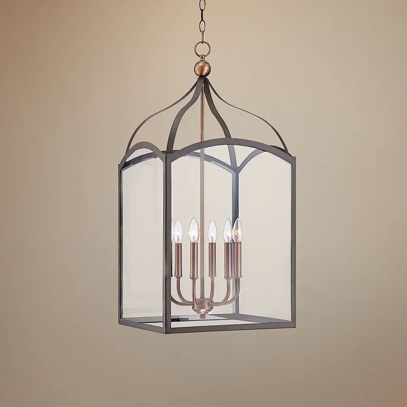 Hinkley Clarendon 16" Wide Bronze Pendant Light