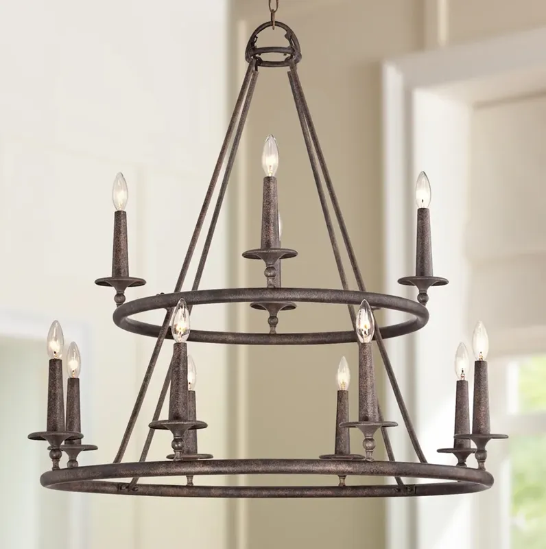 Quoizel Voyager 36" Wide Malaga Chandelier