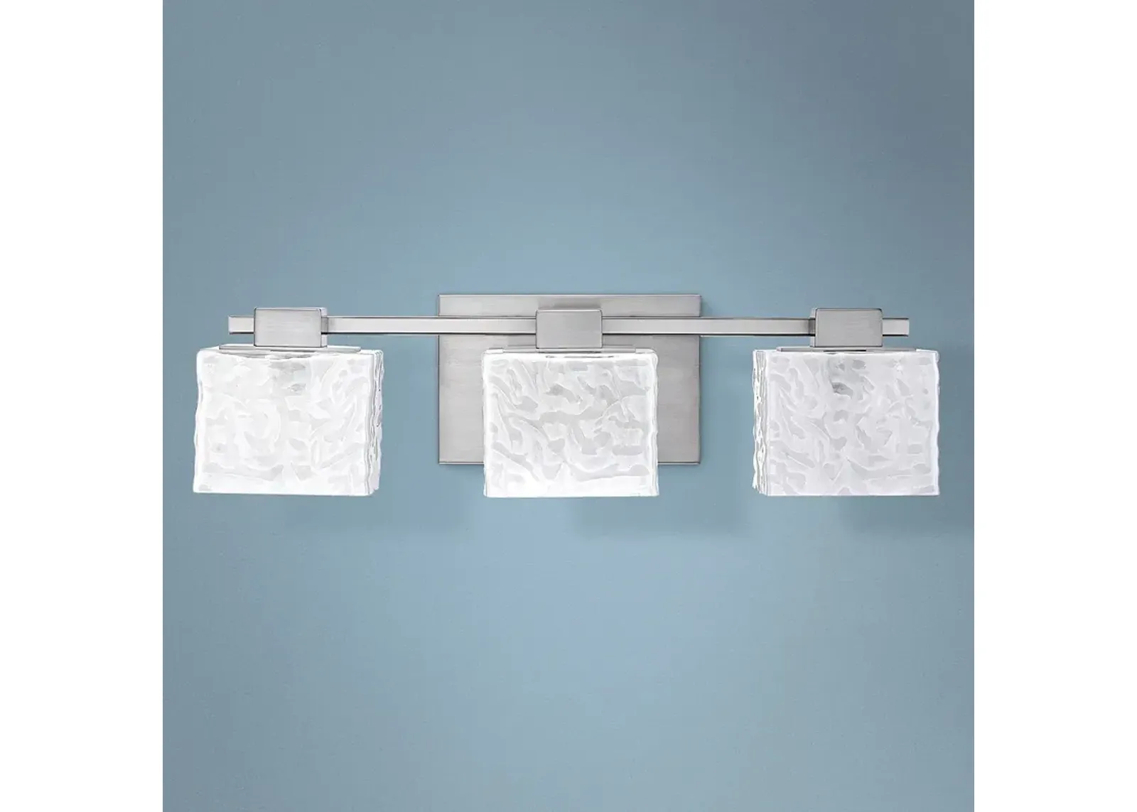 Quoizel Melody 24" Wide Nickel 3-Light Bath Fixture