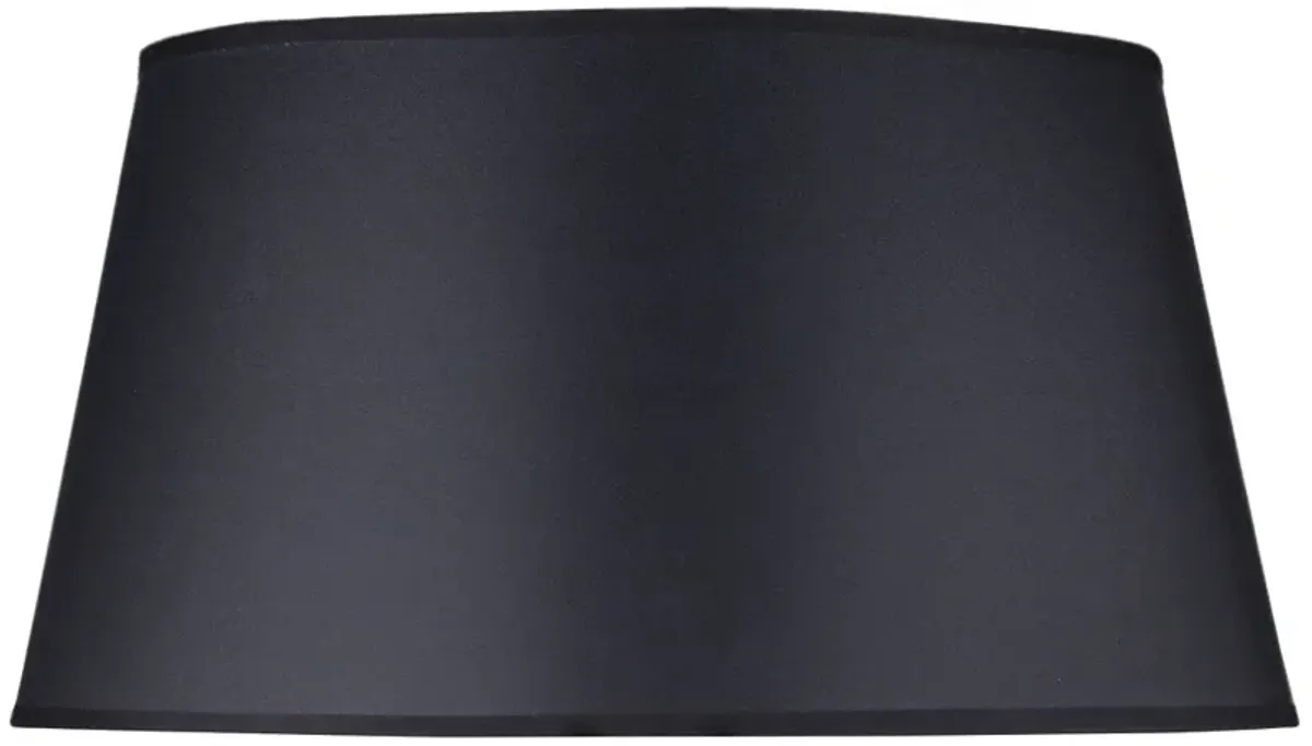 Stiffel Black Tapered Drum Lamp Shade 12x15x8 (Spider)
