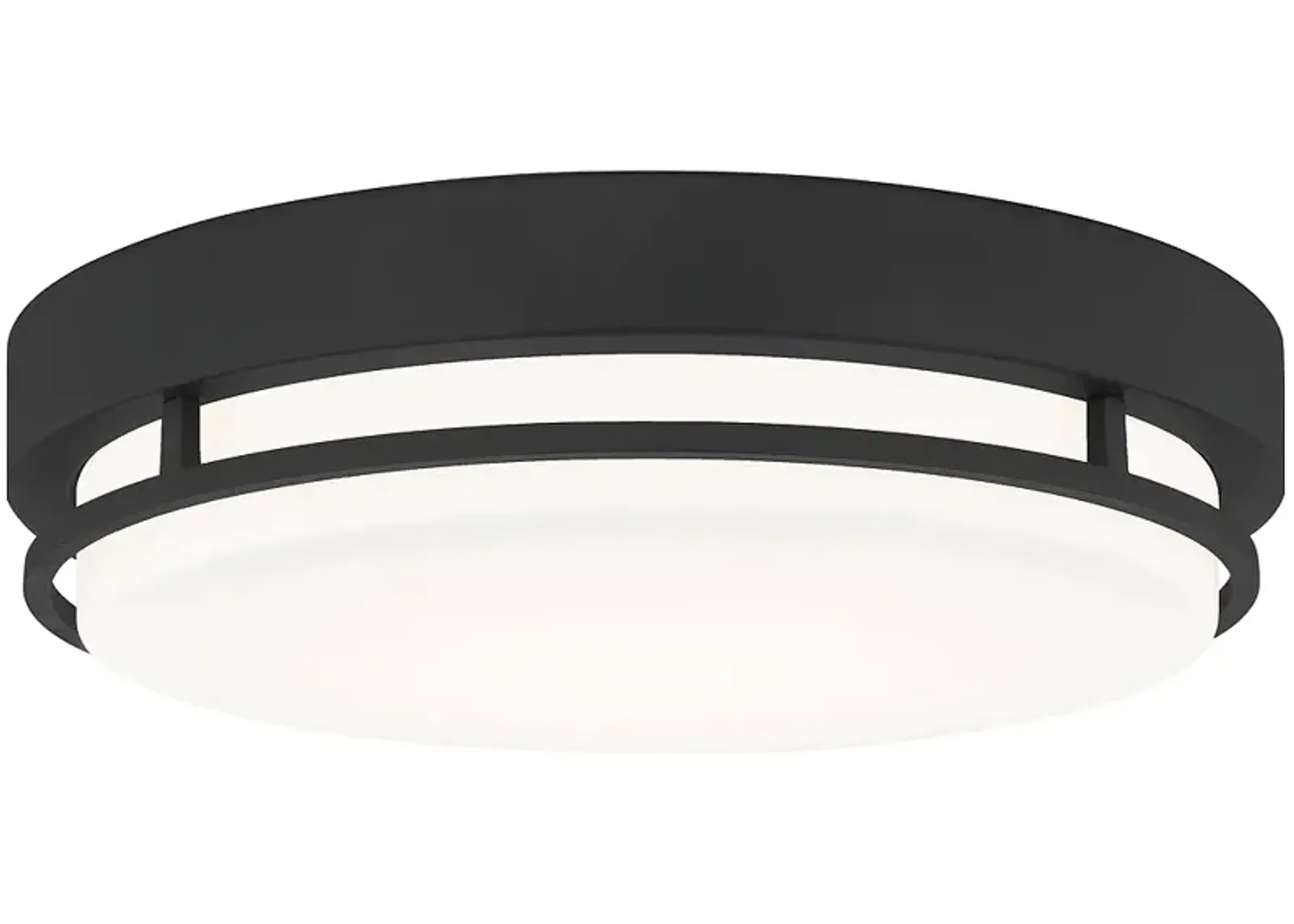 Hale Integrated LED Earth Black Flush Mount