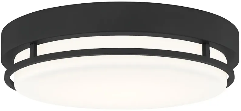 Hale Integrated LED Earth Black Flush Mount