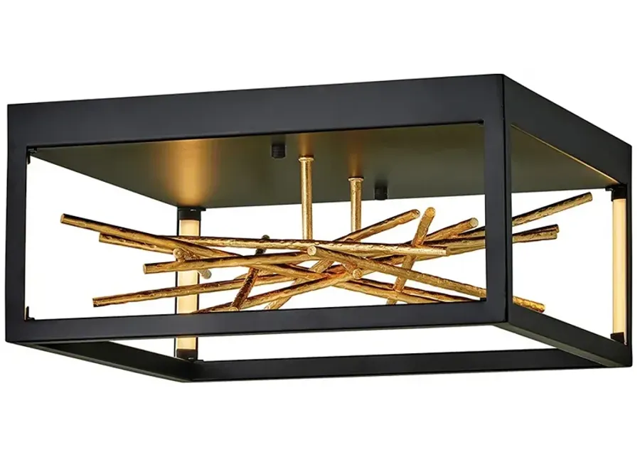 Styx 18" Wide Black Ceiling Light by Hinkley Lighting