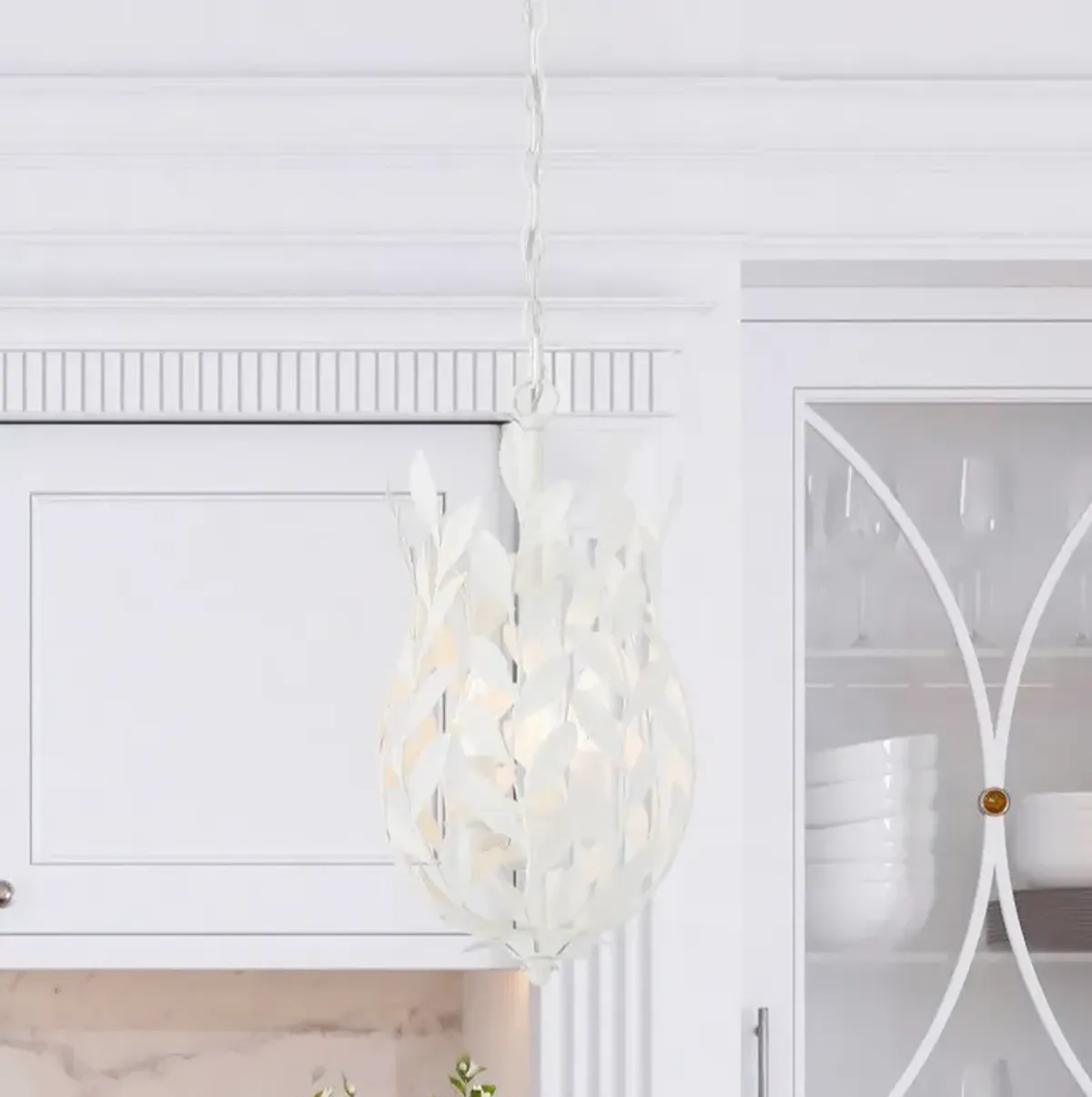 Broche 3 Light Matte White Mini Pendant