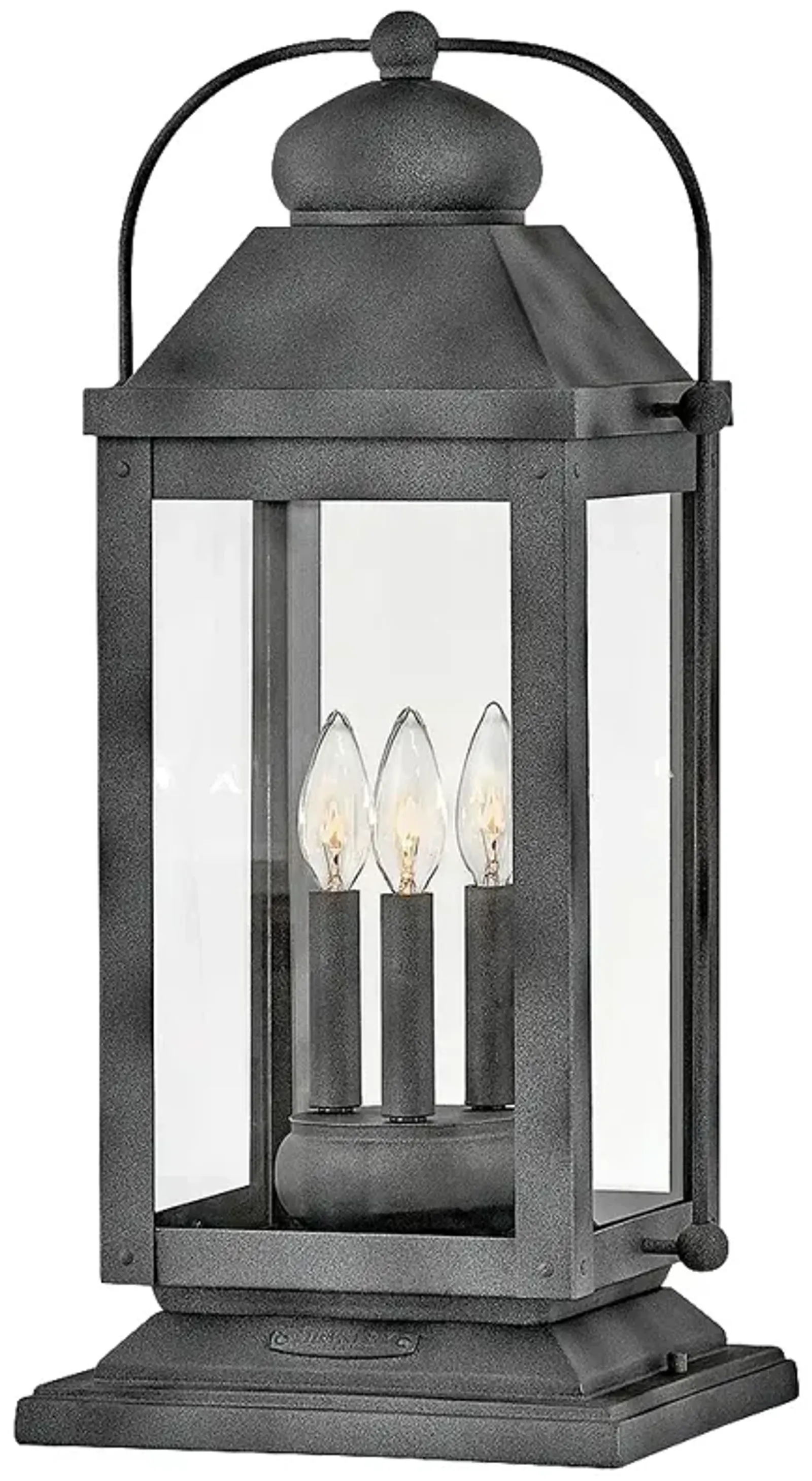 Anchorage 23 1/2" High Light Aged Zinc Outdoor Post Light