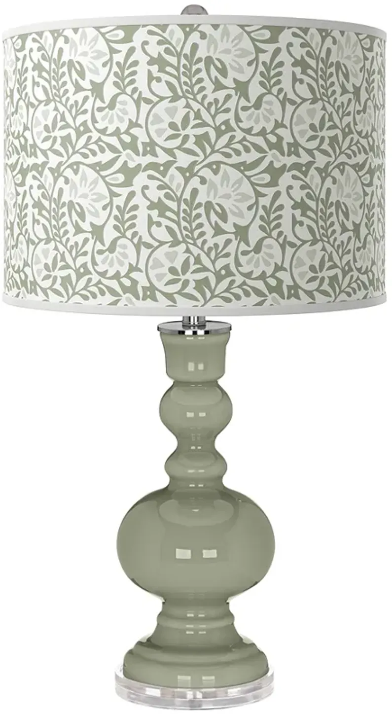 Evergreen Fog Gardenia Apothecary Table Lamp