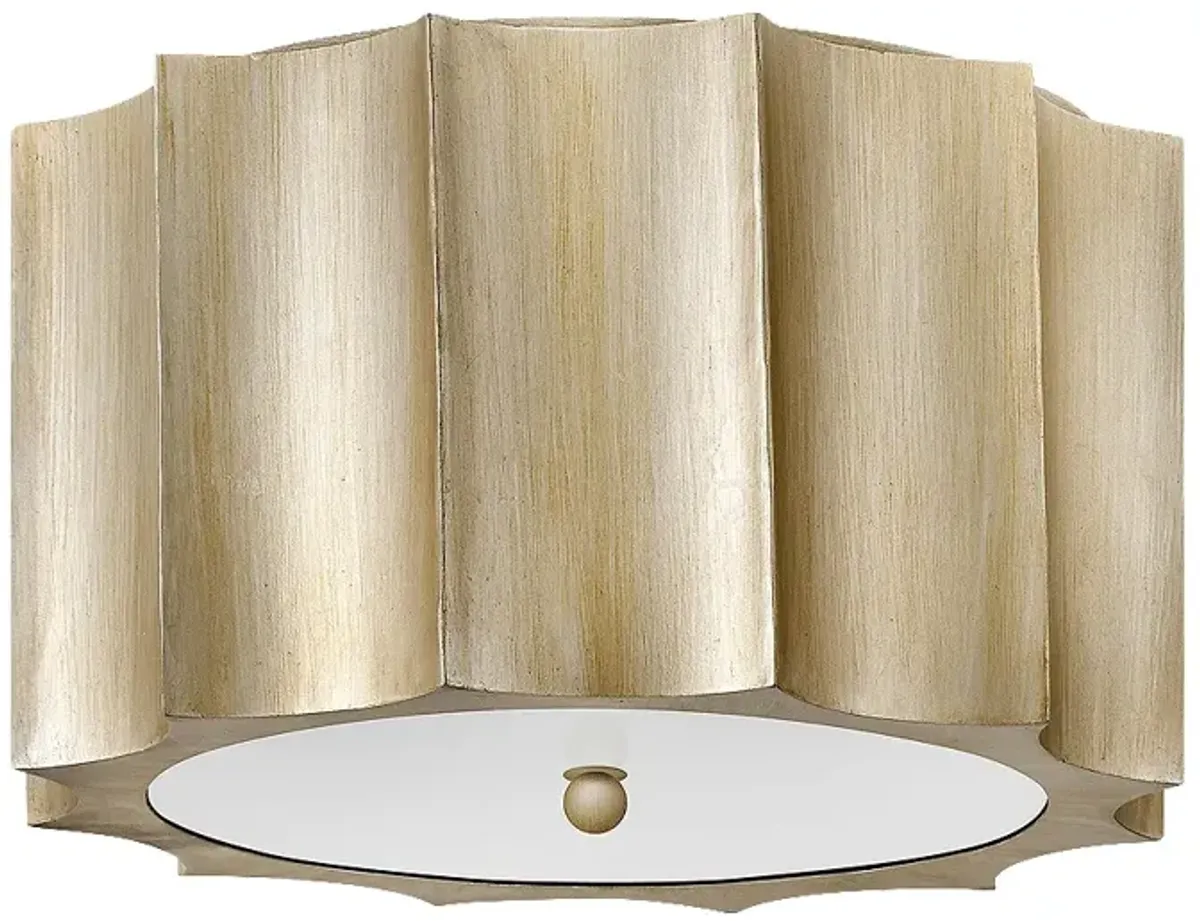 Hinkley Gia 14" Wide Champagne Gold Drum Ceiling Light