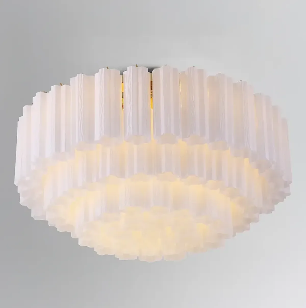 Addis 16 Light Aged Brass Flush Mount