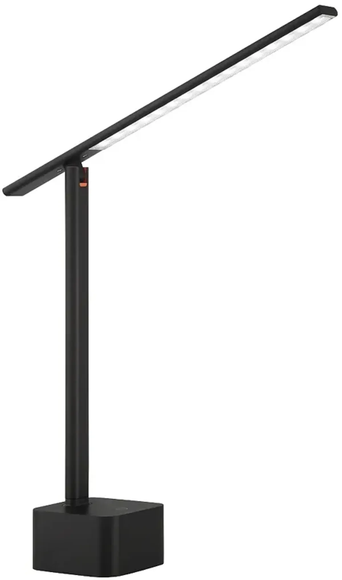 Portables 14" High LED Black Rechargeable Desk Lamp