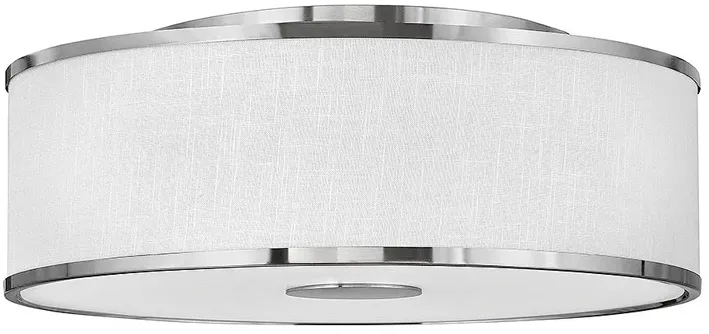 Hinkley- Halo Large Flush Mount- 24.25" Brushed Nickel