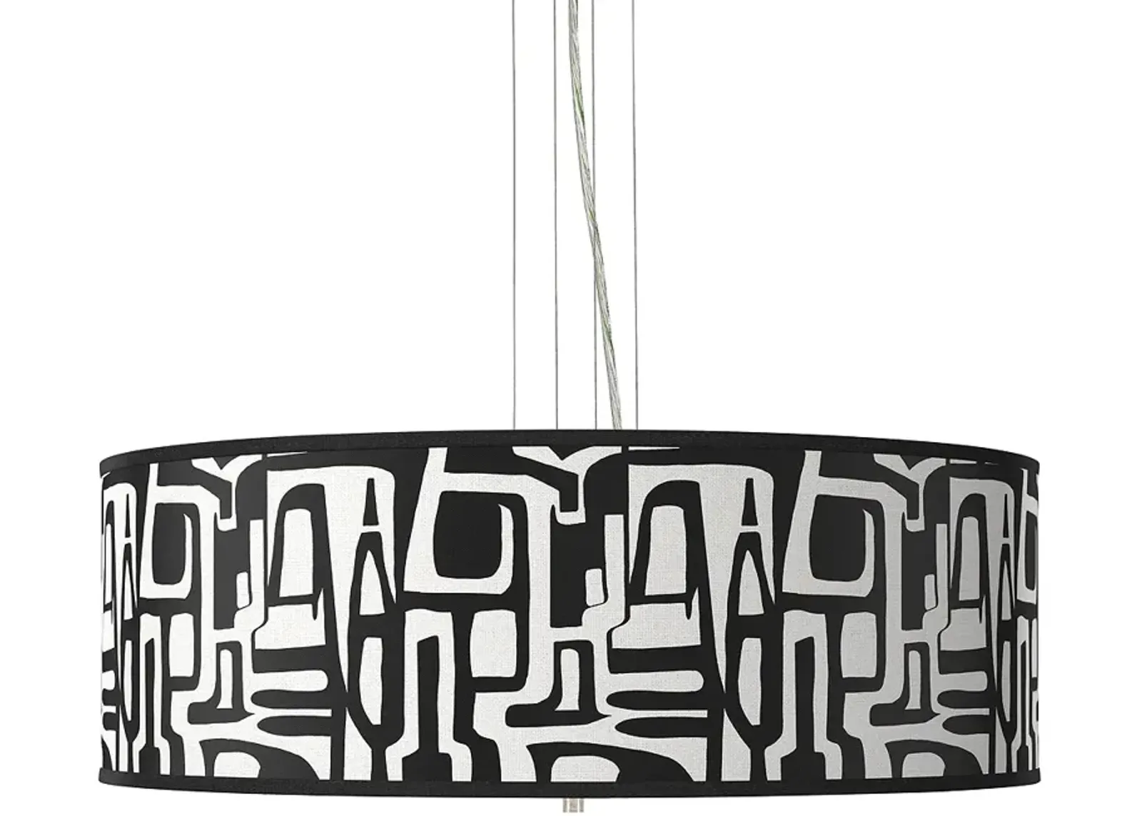 Tempo Giclee 24" Wide 4-Light Pendant Chandelier