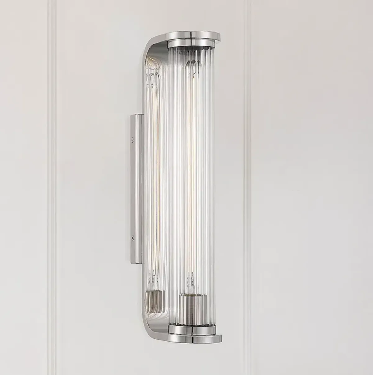 Jarvis 1 Light LED Polished Nickel Sconce