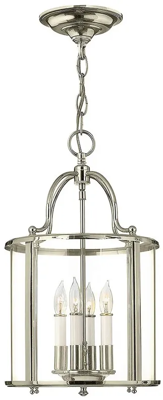 Hinkley- Medium Single Tier Pendant- 12"  Polished Nickel