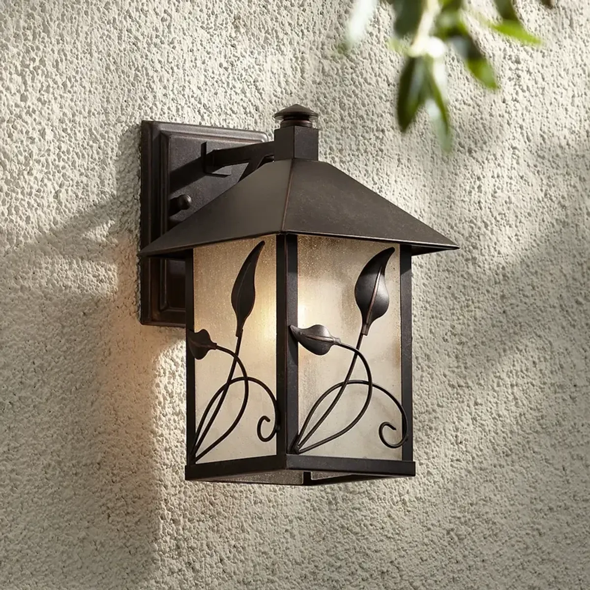 Franklin Iron French Garden 12 1/2" High Bronze Outdoor Wall Light