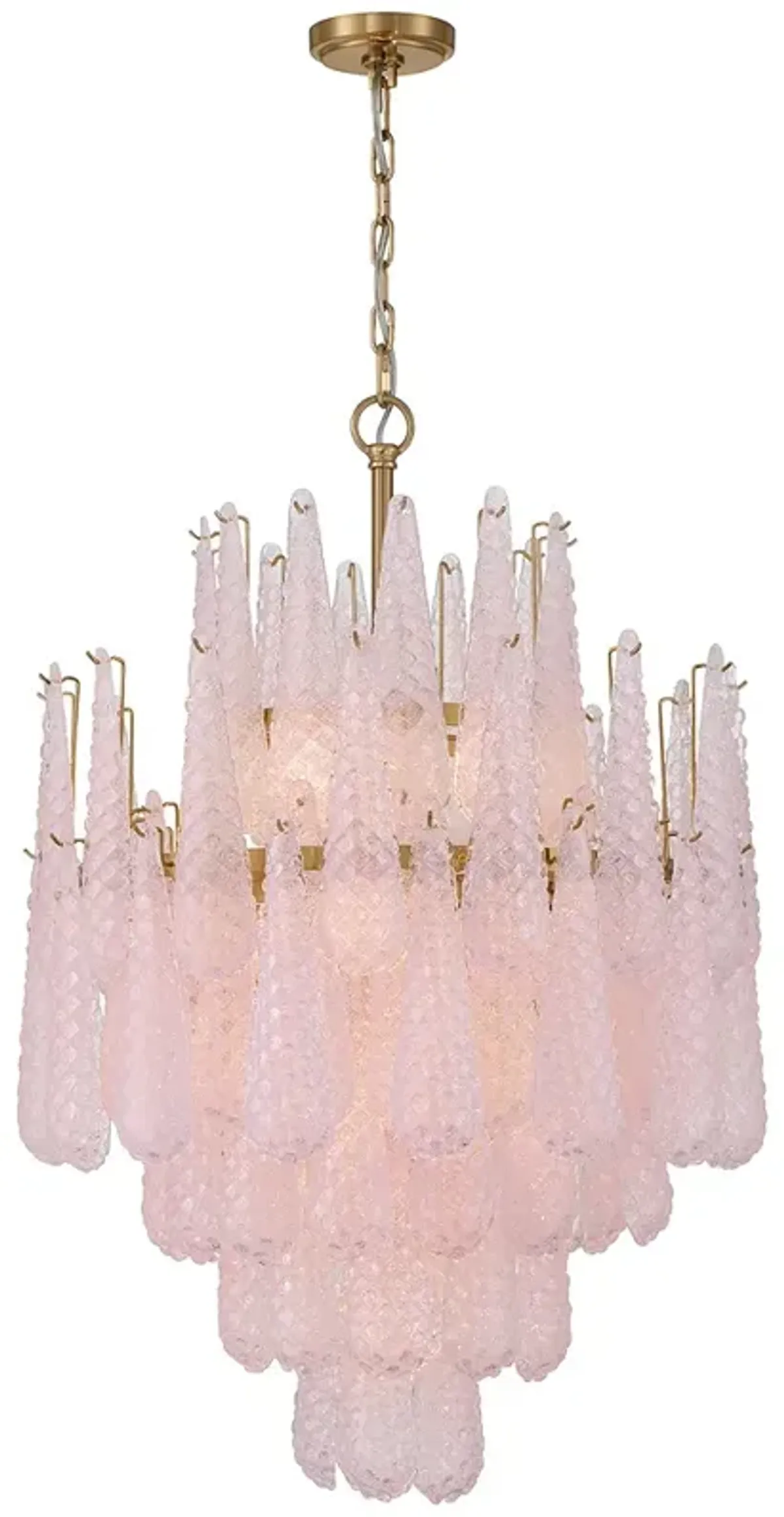 Ollie 16 Light Chandelier In Aged Brass