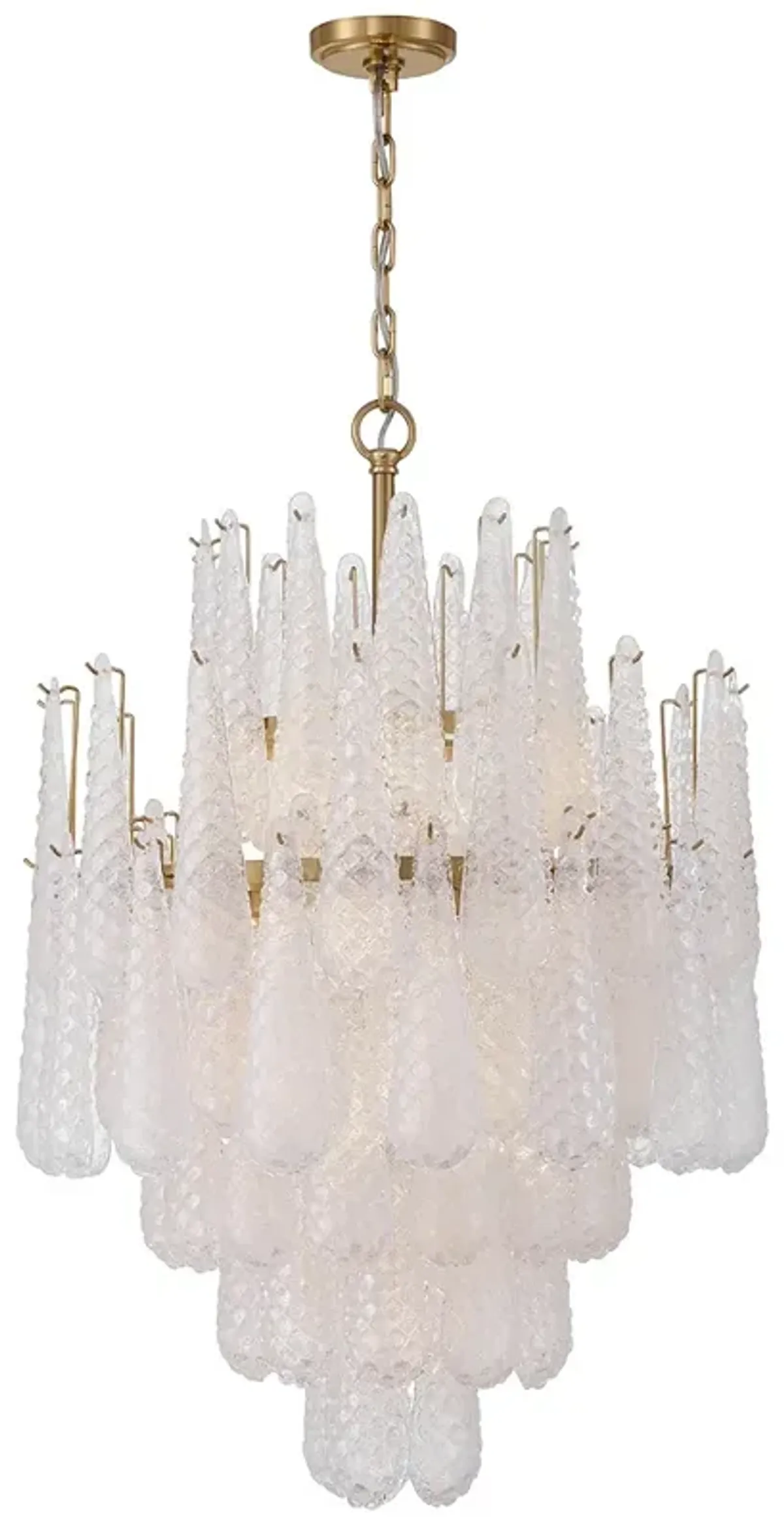 16 Light Ollie Chandelier In Aged Brass