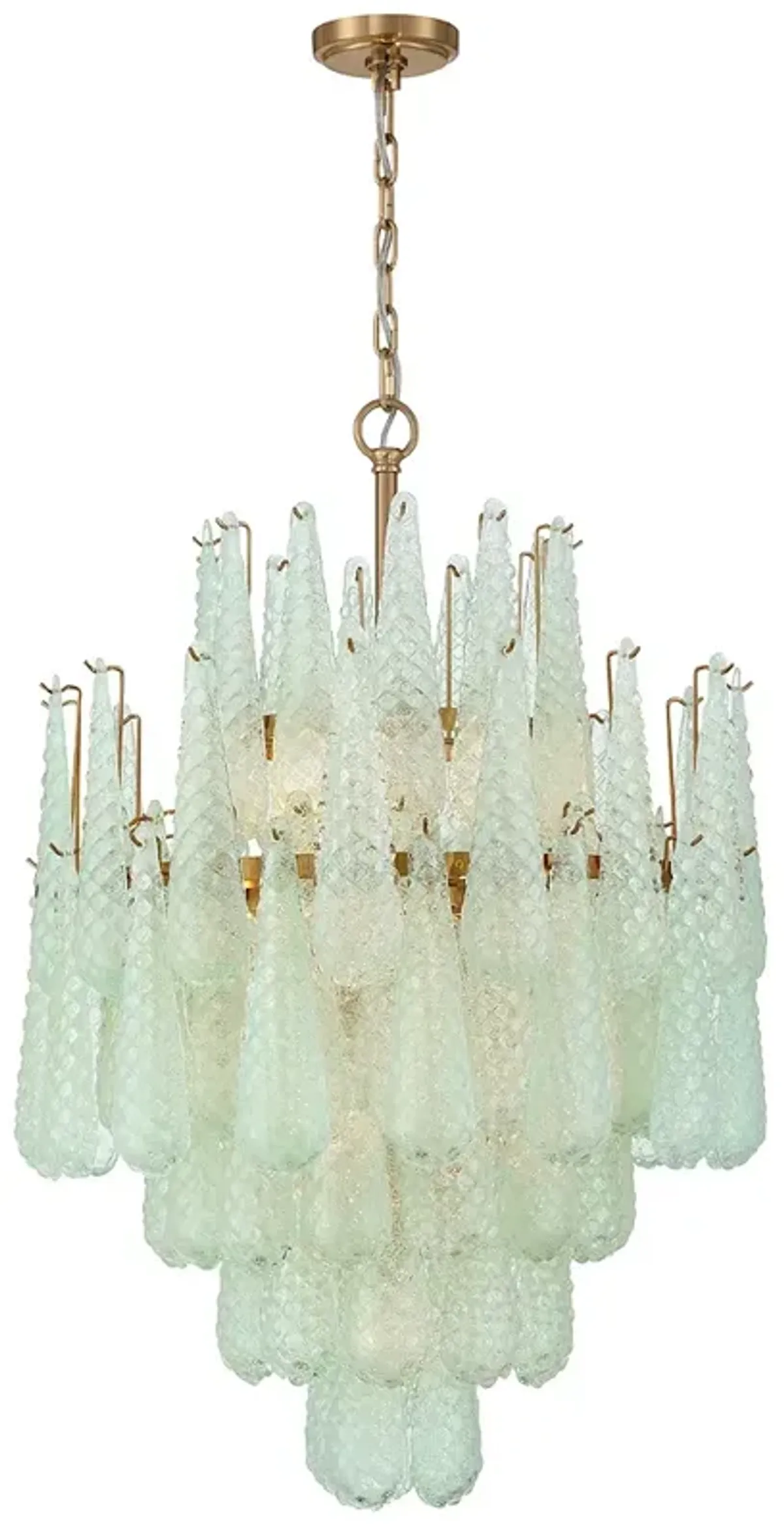 Ollie 16 Light Aged Brass Chandelier