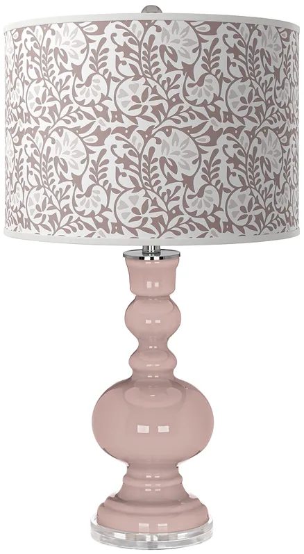 Glamour Gardenia Apothecary Table Lamp