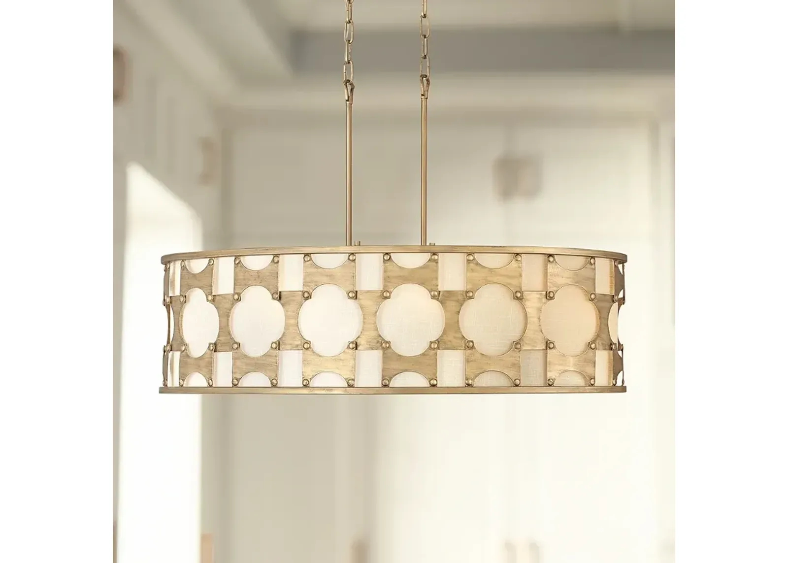 Hinkley Carter 37" Wide Burnished Gold Kitchen Island Light Pendant