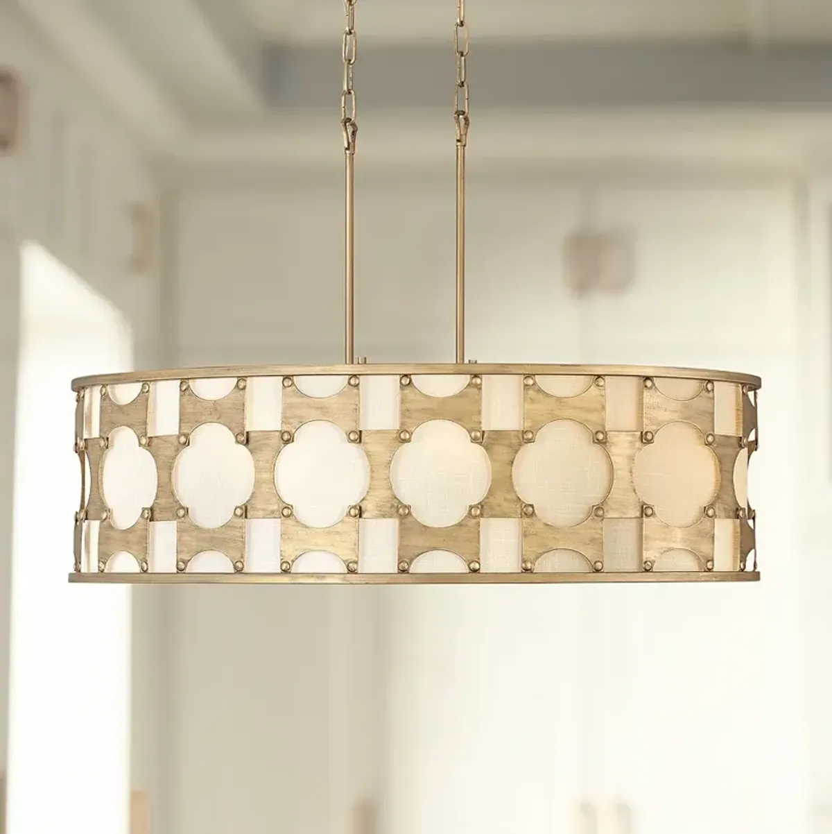 Hinkley Carter 37" Wide Burnished Gold Kitchen Island Light Pendant